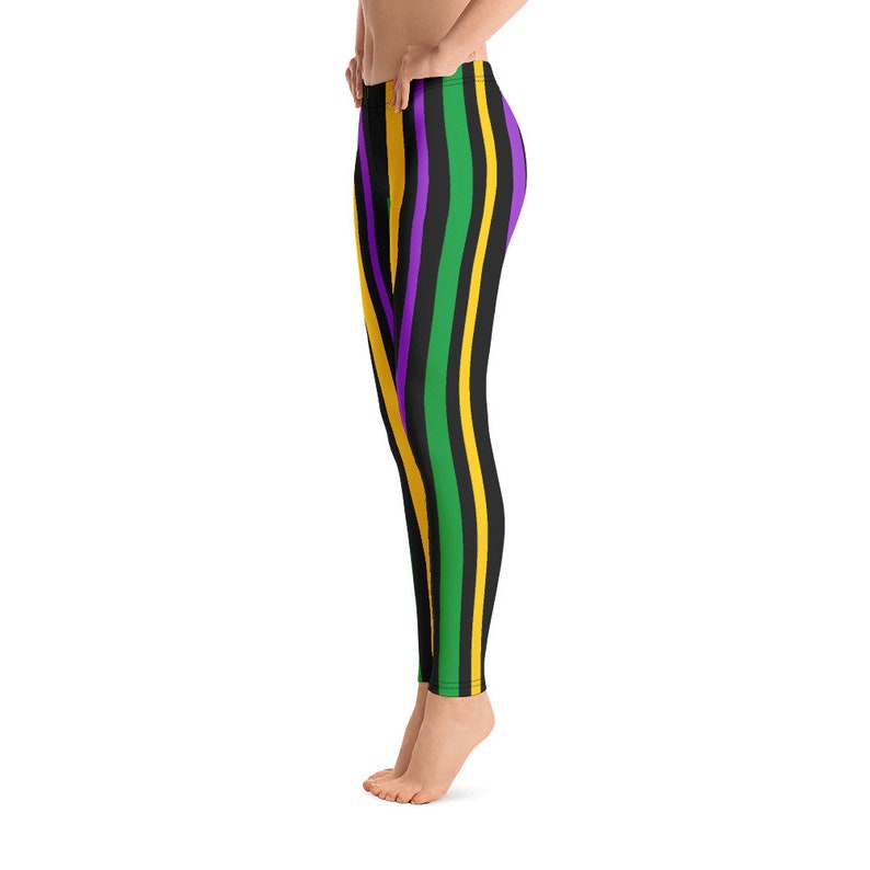 mardi gras striped dress