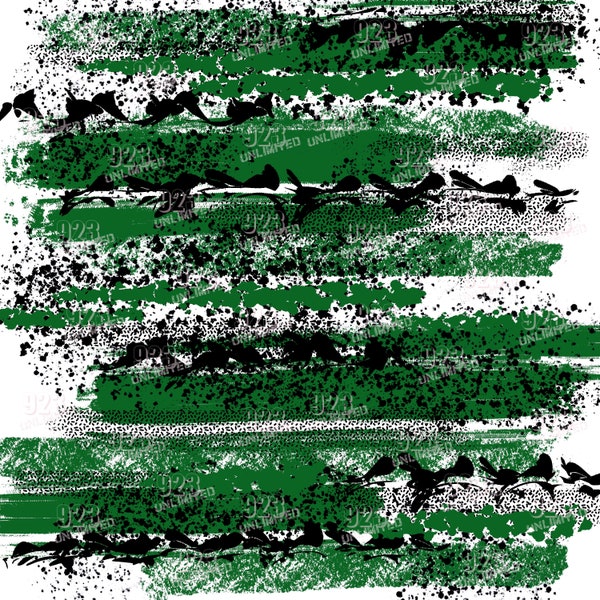 229 - Brushes - Green & Black, Digital Papers, Instant Download,sublimation jpg and png 300dpi, green, black, green Christmas school colors