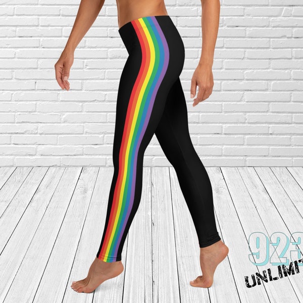 Rainbow Leggings Etsy