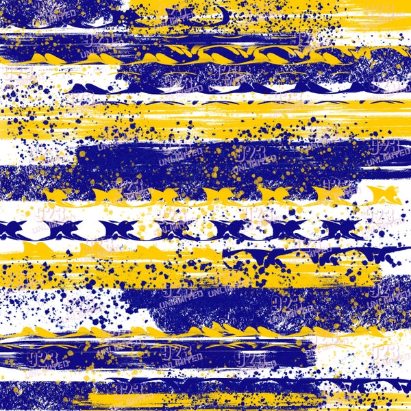 143 - Brushes - Dark Blue & Yellow -Digital Papers, Instant Download, Blue and yellow brushes sublimation jpg and png 300dpi, brush