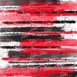 018-pinceaux-aquarelles noir et rouge-papiers numériques, téléchargement immédiat, noir, rouge, aquarelle, sublimation jpg et png 300dpi, pinceaux