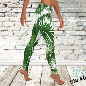 Palm leaf yoga pants deals