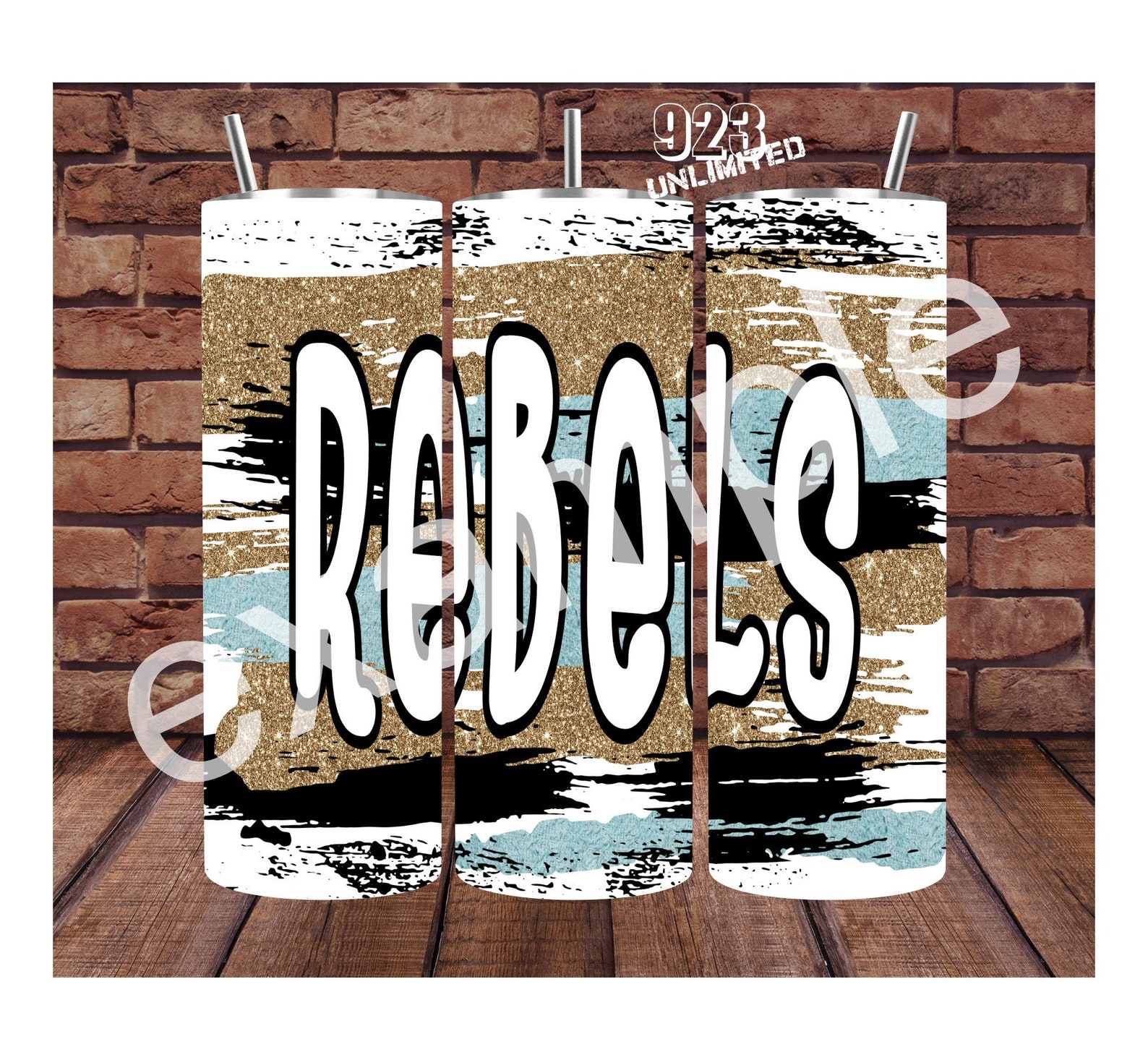 Download 20oz. and 30oz. Brown Brick Background Skinny Tumbler Mock ...