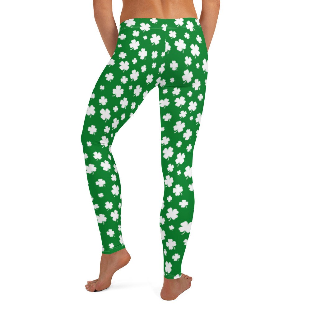 Lucky Me St. Patricks Day Womens Long Leggings Yoga Leggings | Etsy