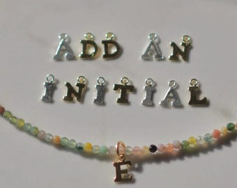 Add an Initial | Gold-Filled or Sterling Silver