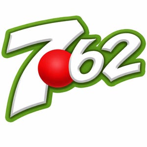 762 decal, vinyl truck window decal, laptop and gun safe decal, weatherproof, number sticker, fun bullet decal image 1