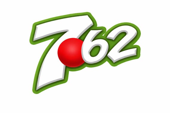 762 decal, vinyl truck window decal, laptop and gun safe decal, weatherproof, number sticker, fun bullet decal