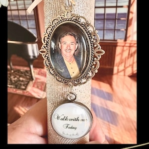 Memorial charm. Photo charm. Memorial gift Wedding bouquet charm. Wedding memorial charm.  Photo bride gift  .bouquet charm. Graduation gift
