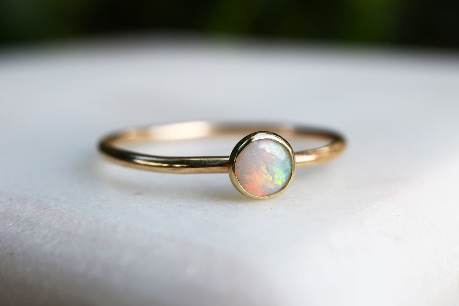 Solid 9ct Gold Opal Ring Natural A Fine Quality Opal Etsy UK