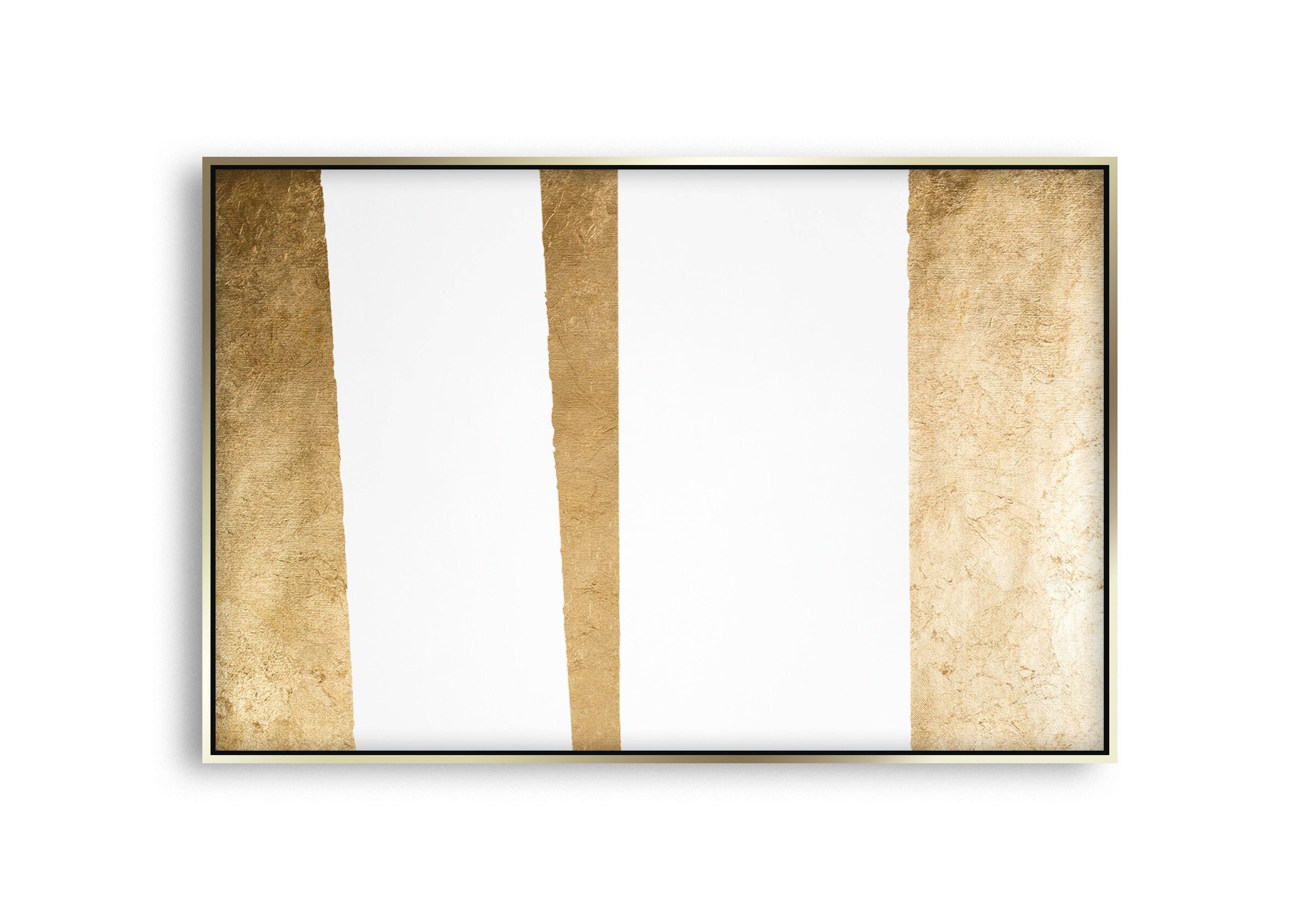 Original Gold & White Abstract Wall Art StellaJordanArt Etsy