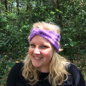 Turban knot inspired headband/earwarmer