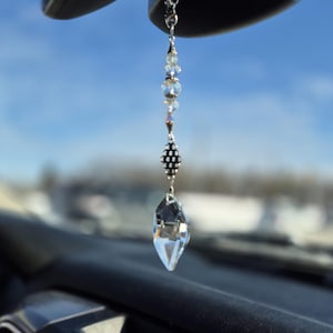 Crystal Suncatcher, Twist Prism Window Ornament, Car Charm