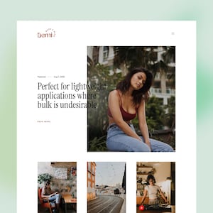 Demi: Una plantilla clásica y elegante, plantilla editorial moderna para Blogspot