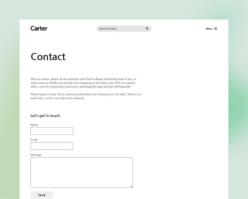 Carter: Blogger theme for photo-blogger, Responsive Blogger template, Blogger theme image 4