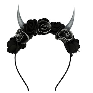 Tiefling Horns for Headset, BG3 Karlach Cosplay, Dungeons and Dragons Gamer Gift, Goth Ren Faire Headpiece