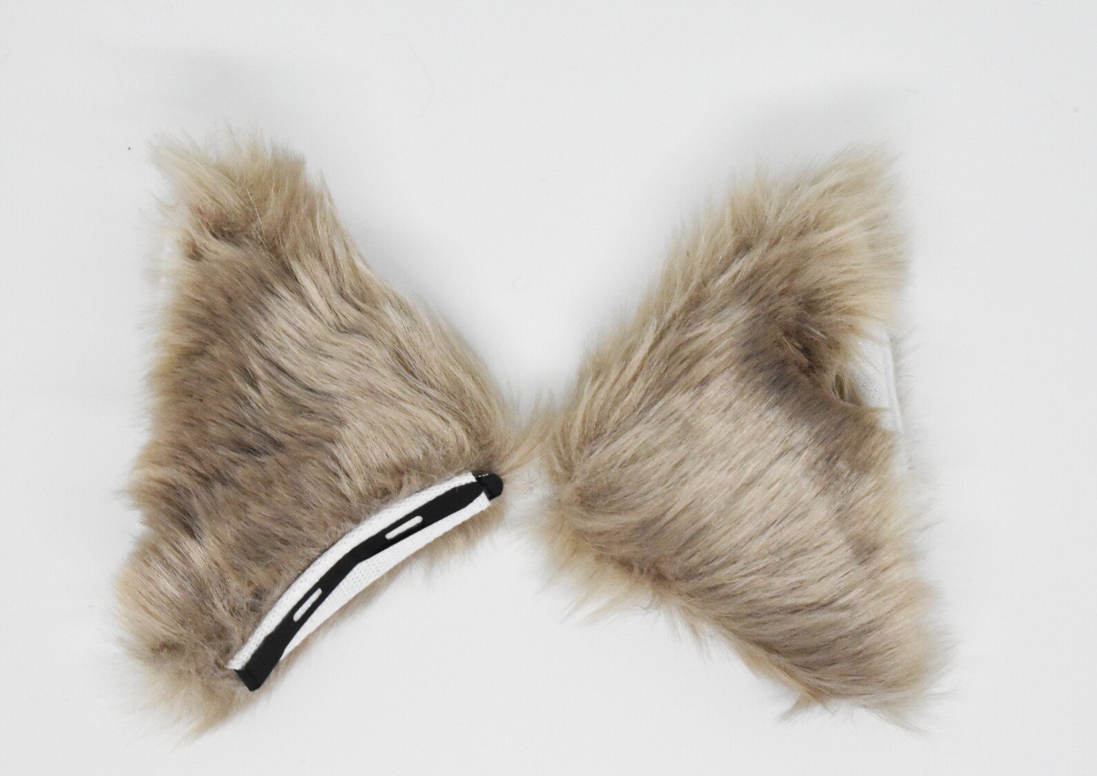 Grey White Cat Ears Huge Clip on Cat Ears Cat Ears Clip Etsy