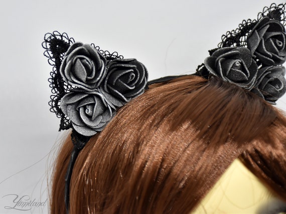 Accesorio De Diadea Con Orejas De Gato De Peluche Y Suave Para Ujer Faylay Cosplay Para Fiestas | Oda De Ujer | SHEIN Colobia