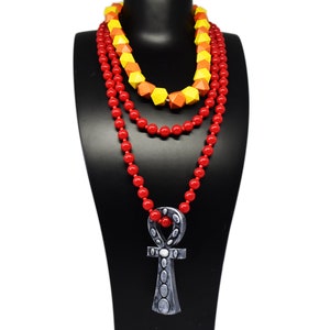 Keira Metz Necklace | Keira Cosplay | Ankh Necklace | Cosplay Necklace