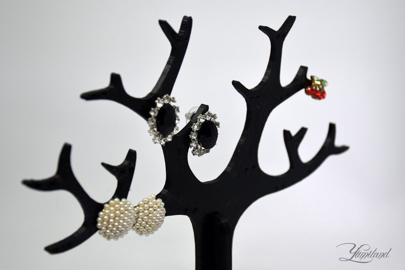 Jewelery stand Earrings holder Earrings display Earrings tree stand Earrings Stand Ring Tree Jewelery display