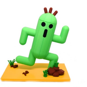 Cactuar Storage Box: Final Fantasy Gamer Desk Organizer