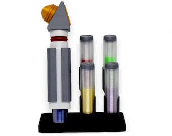 Adereço Hypospray de Nova Geração - Réplica Colecionável de Ficção Científica Impressa em 3D