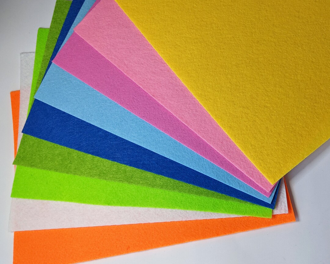 Craft Felt A4 Sheets Recycled Felt Felt Sheets Kids Etsy UK