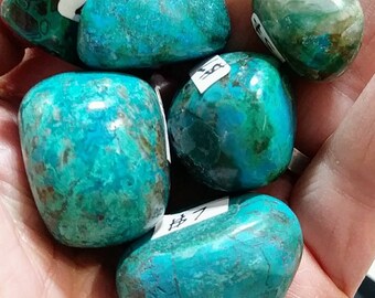 Peruvian Chrysocolla Tumblestone