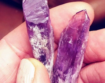 Amethyst thin points