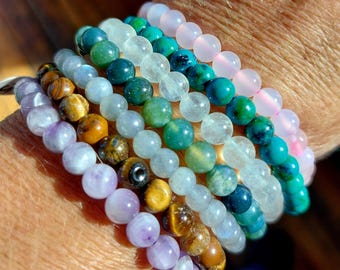 Gemstone Beaded Bracelet