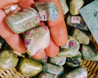 Polished Ruby Fuschite Stone - Calming Encouragement
