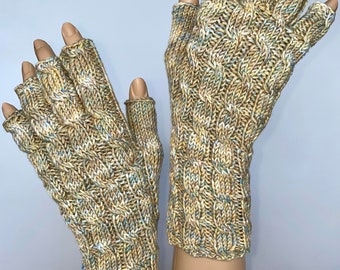 Gants pour femmes du marché en tricot torsadé pour femmes