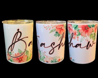 Bridal Shower Gift Wine Tumblers Personalized, 10-ounce tumbler, Gifts for mom, gifts for best friend, Gifts for her, Wine tumbler set