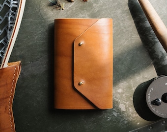 Leather Fly Wallet for Fly Fishing | Large Size