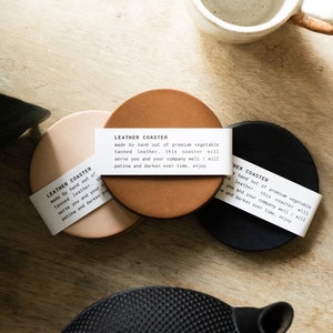 Leather Coasters image 1