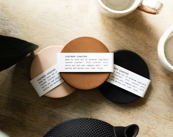 Leather Coasters