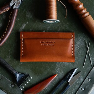 Portefeuille en cuir mince | Le portefeuille Wolf