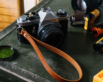 Leather Camera Wrist Strap | The No. 3