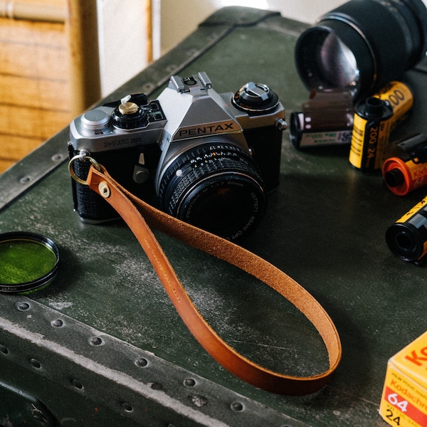 Leather Camera Wrist Strap | The No. 3