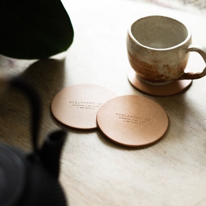 Leather Coasters image 8