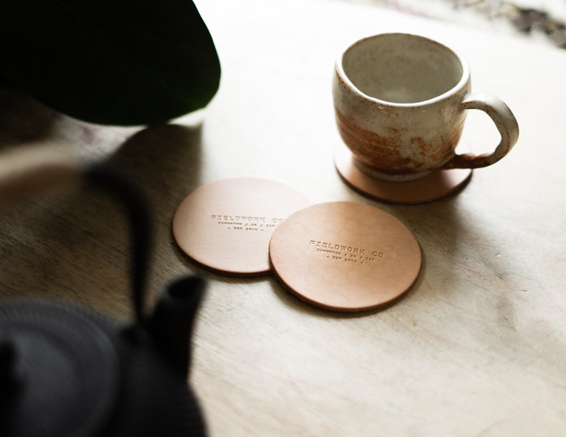 Leather Coasters image 8