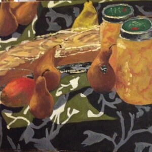 Still Life with Pears - Oil Painting