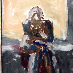 Study of a Model - Oil Painting