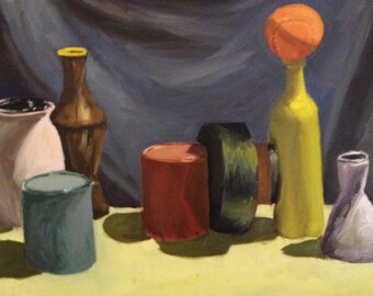 Still Life in Color - Oil Painting