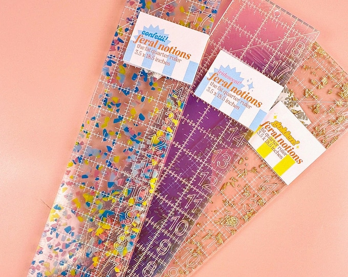 Floral Ruler - 15cm - Etsy