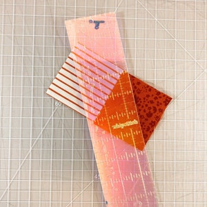 2.5 by 10 in Iridescent quilt ruler