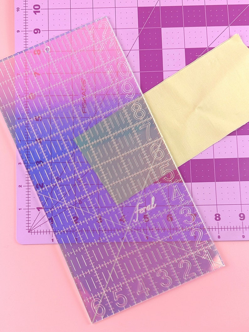 6 by 12 in Quilt Ruler - Etsy