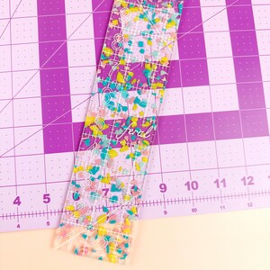 2.5 by 10 in confetti quilt ruler Bild 5