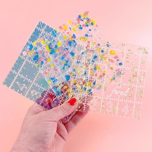 4.5 inch square quilt ruler