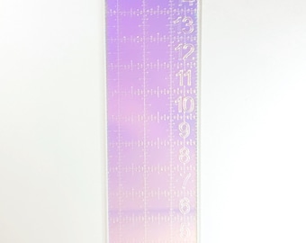 2.5 by 10 in Iridescent quilt ruler – Whipstitch Handmade
