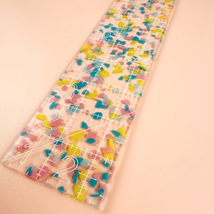 2.5 by 10 in confetti quilt ruler Bild 3